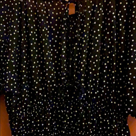 ZARA Polka Dot Long Dress - Picture 5 of 6